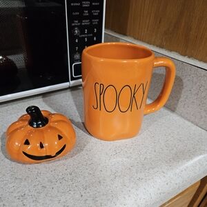 Orange Spooky Mug